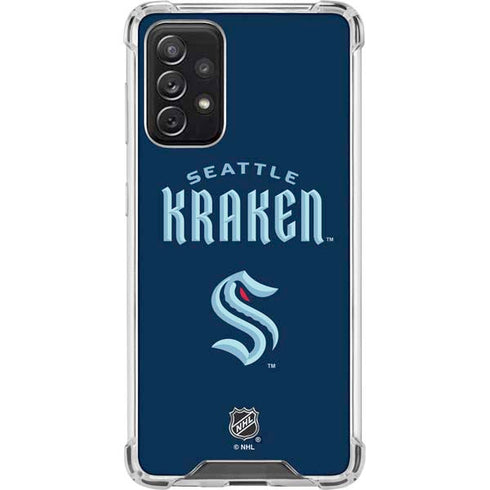 NHL Seattle Kraken Script Galaxy A72 5G Clear Case